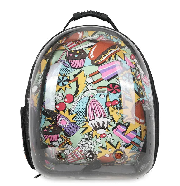 Furry Co-Pilot Space Bag