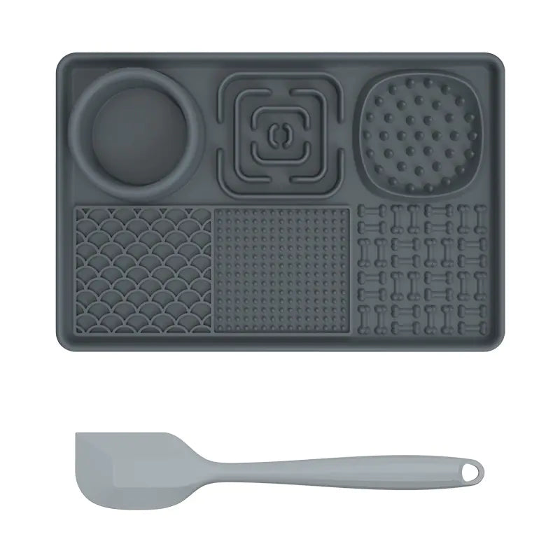 Silicone Pet Feeding Mat and Slow Feed Pad