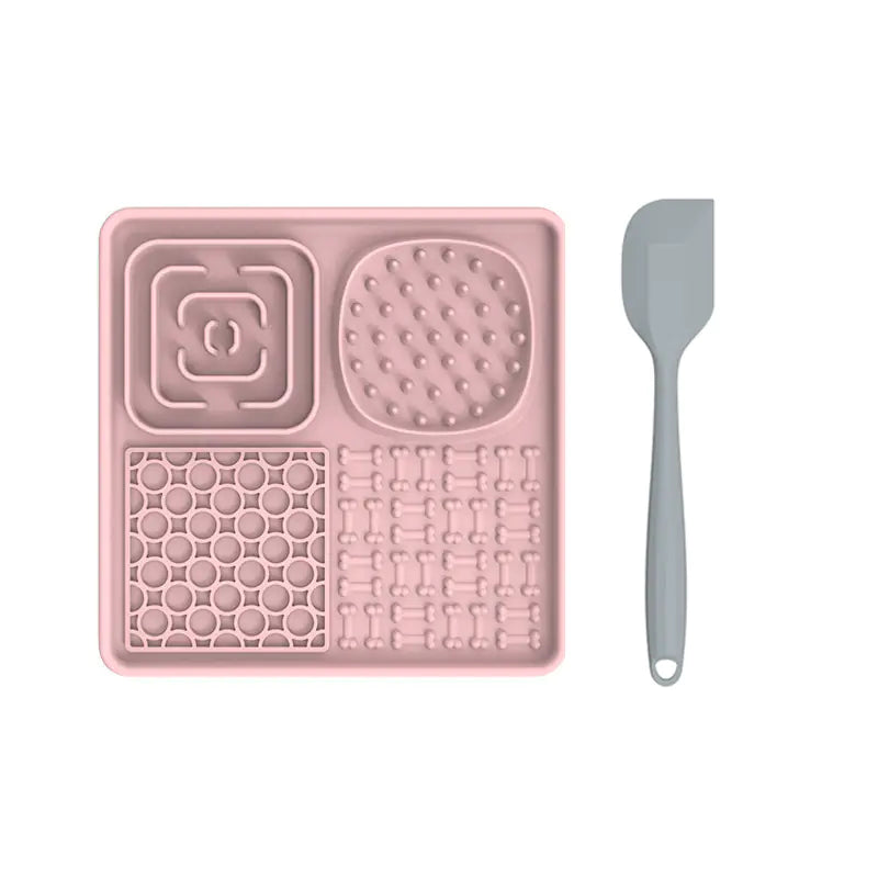 Silicone Pet Feeding Mat and Slow Feed Pad