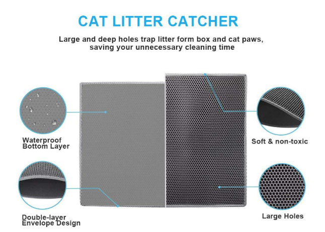 Waterproof Foldable Pet Litter Mat