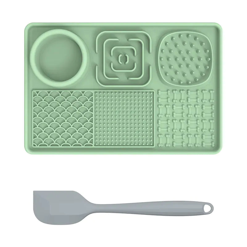Silicone Pet Feeding Mat and Slow Feed Pad