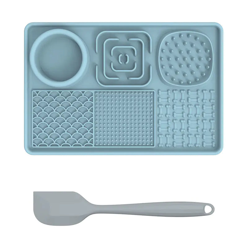 Silicone Pet Feeding Mat and Slow Feed Pad