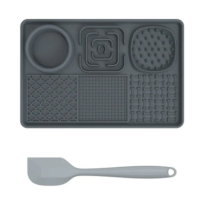 Silicone Pet Feeding Mat and Slow Feed Pad