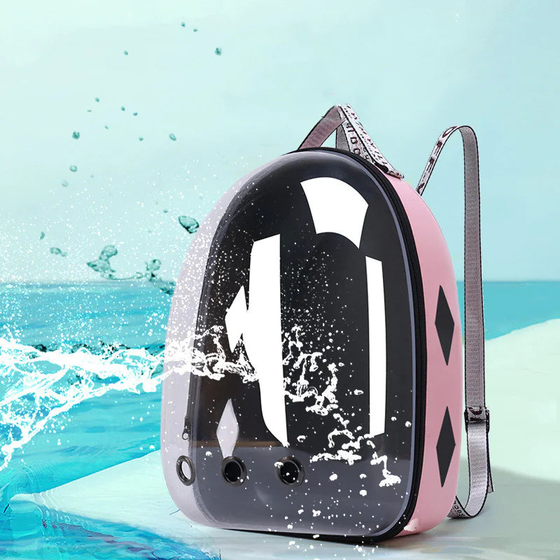 Space Capsule Pet Backpack Carrier (For Furry Babies)